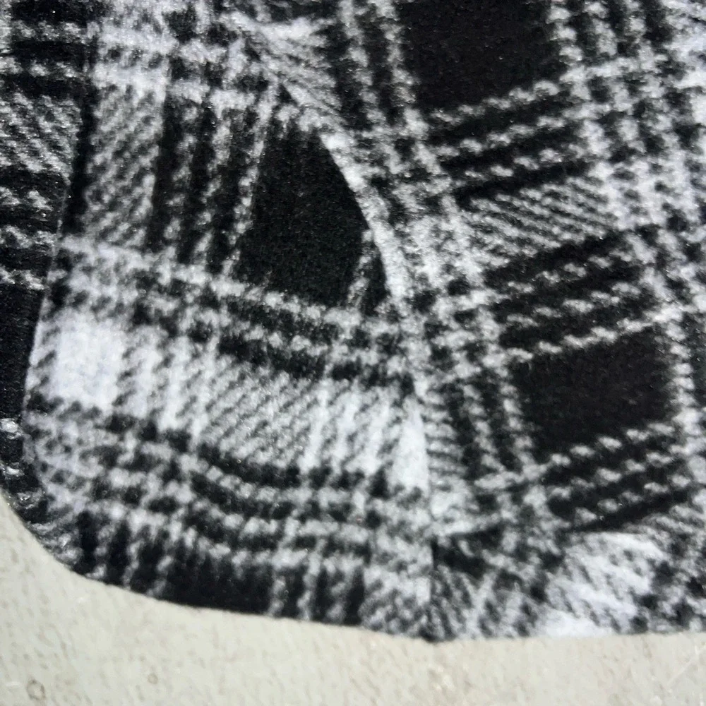 John Wayne Stock & Supply 1/4‎ Zip Pullover Sweater Black Gray Mens XL Western